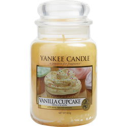 YANKEE CANDLE by Yankee Candle (UNISEX) - VANILLA CUPCAKE SCENTED LARGE JAR 22 OZ