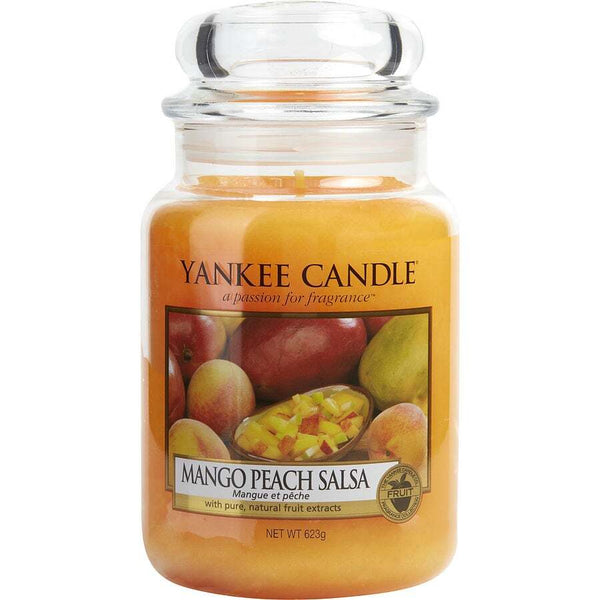 YANKEE CANDLE by Yankee Candle (UNISEX) - MANGO PEACH SALSA SCENTED LARGE JAR 22 OZ