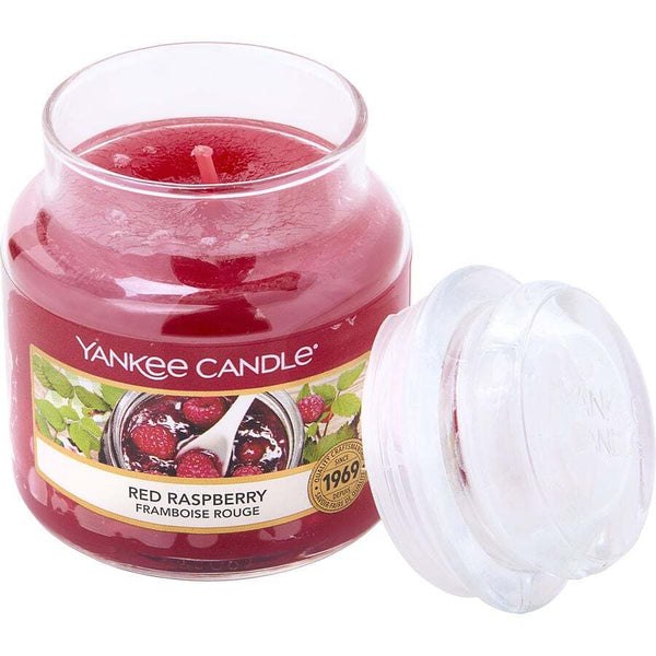 YANKEE CANDLE by Yankee Candle (UNISEX) - RED RASPBERRY SCENTED SMALL JAR 3.6 OZ