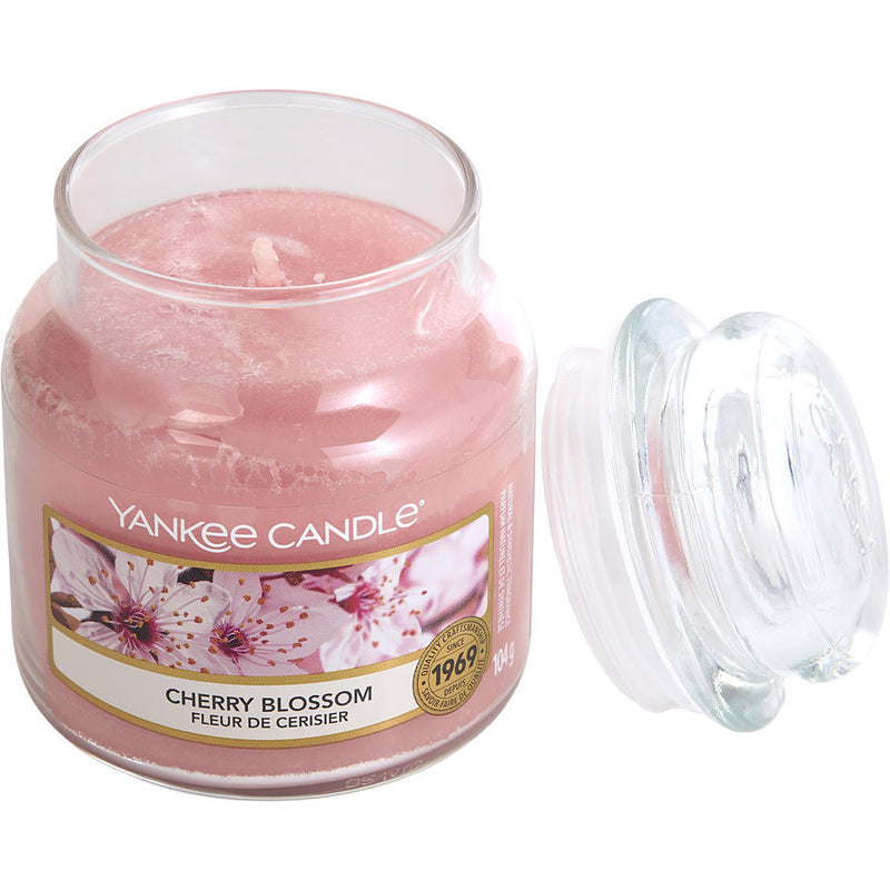 YANKEE CANDLE by Yankee Candle (UNISEX) - CHERRY BLOSSOM SCENTED SMALL JAR 3.6 OZ