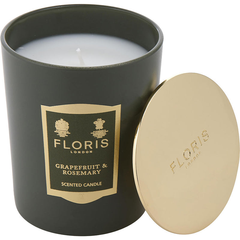 FLORIS GRAPEFRUIT & ROSEMARY by Floris (WOMEN) - SCENTED CANDLE 6 OZ