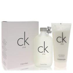 Ck One by Calvin Klein Gift Set -- 6.7 oz Eau De Toilette Spray + 6.7 oz Body Moisturizer (Men)