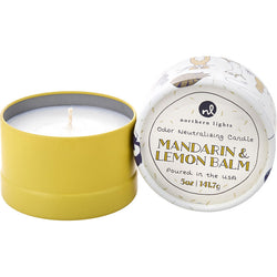 PAWS ON MANDARIN & LEMON BALM by Northern Lights (UNISEX) - ODOR NEUTRALIZING CANDLE 5 OZ