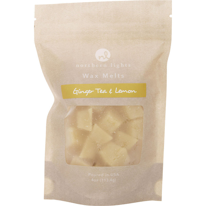 GINGER TEA & LEMON by Northern Lights (UNISEX) - WAX MELTS 4 OZ