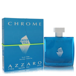 Chrome Under The Pole by Azzaro Eau De Toilette Spray (Alcohol Free) 3.4 oz (Men)