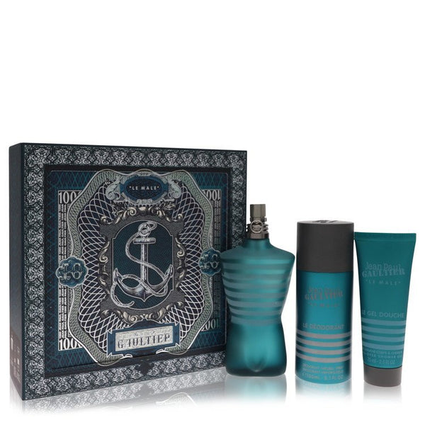 Jean Paul Gaultier by Jean Paul Gaultier Gift Set -- 4.2 oz Eau De Toilette Spray + 5.1 oz Deodorant Spray + 2.5 oz Shower Gel (Men)