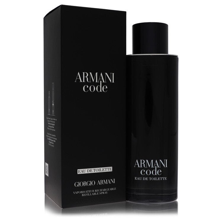 Armani Code by Giorgio Armani Eau De Toilette Spray Refillable 6.7 oz (Men)